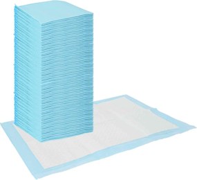 vidaXL Nem szőtt szövet állat tréningpárna 100 pcs Kék és Fehér