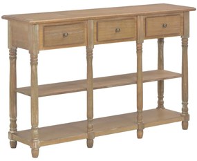 szerelt fa tálalóasztal 110 x 30 x 76 cm