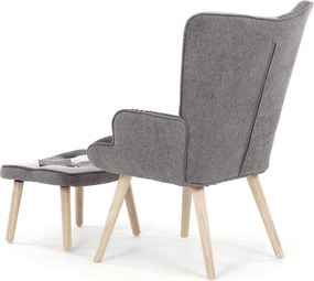 Relaxační křeslo, vícebarevná, látka, AK-305B PWBK2