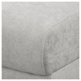 Világosszürke sarokkanapé (jobb oldali) Beata – Ropez