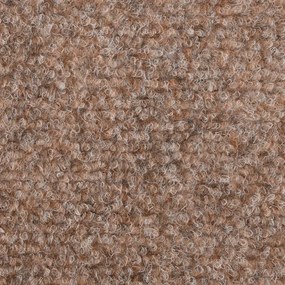 15 db krémszínű öntapadós lépcsőszőnyeg 56x17x3 cm
