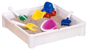 Gyerek szett NEW BABY- asztalka két székkel narancssárga