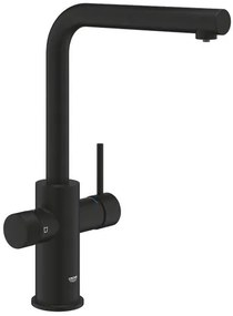 Grohe GROHE Blue Pure 2022 mosogató csaptelep kihúzható zuhanyzóval phantom black 30590kf0 G30590KF0
