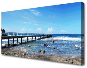 Vászonkép falra Ocean Beach Landscape 120x60 cm