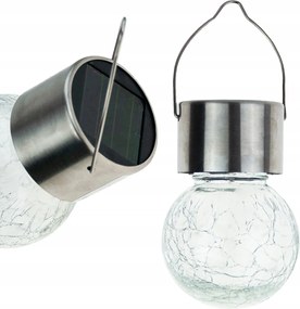 Led Napelemes Lámpa Üveg Dekoratív Lógó Gömb Akasztó Erkély izzó