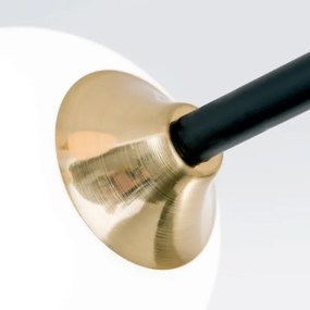 Orion DL 7-786/6 - Felületre szerelhető csillár  SNOWWHITE 6xG9/20W/230V átm. 84 cm fekete/arany