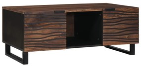 dohányzóasztal - 100x54x40 cm, tömör és kompozit fa.