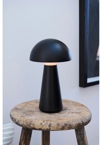 Fekete kültéri asztali lámpa USB-vel Sam – Sirius