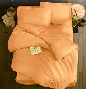 Ágyneműhuzat pamut szatén exclusive Modern aranysárga 200x140cm+90x70cm TiaHome