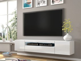 TV asztal/szekrény Aurora 200 (fényes fehér). 1057709