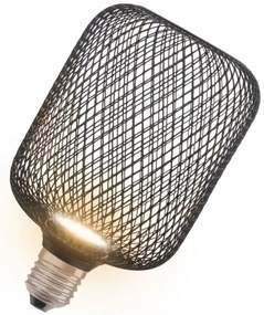 LED Izzó DECOR FLAT E27/3,5W/230V 2700K fekete - Osram