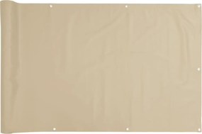 vidaXL bézs oxford-szövet erkélyparaván 120 x 300 cm