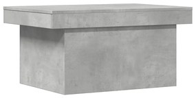 Betonszürke szerelt fa dohányzóasztal 100 x 55 x 40 cm