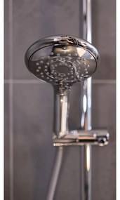 Automatic víztakarékos krómozott tusolófej, ø 11 cm - Wenko