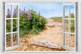 Poszterek 120x80 Lépcsők Virágok Rét