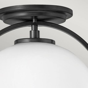 Quintiesse SOMERSET QN-SOMERSET-F-O-BK Plafonlámpa 1x60W/E27