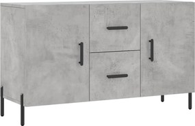 vidaXL betonszürke szerelt fa tálalószekrény 100 x 36 x 60 cm