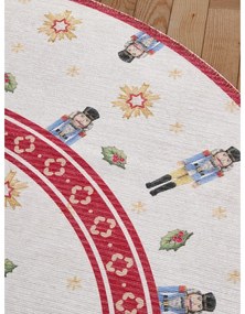 Piros kerek szőnyeg karácsonyi mintával ø 160 cm Toy's Delight Nutcracker – Villeroy&amp;Boch
