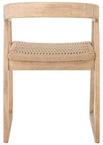 Natúr színű kaucsukfa étkezőszék Serrone – Bloomingville