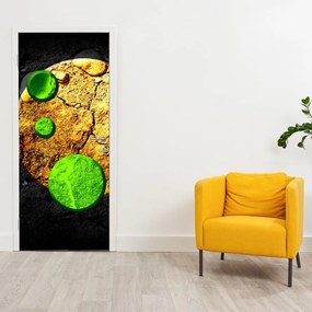 Fotótapéta ajtóra - Golyók absztrakciója (95x205cm)
