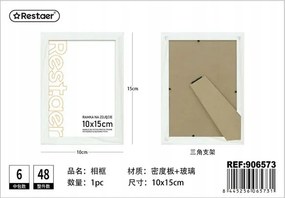 Képkeret 10x15cm Fehér Fa kivitel