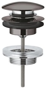 GROHE 65807A00 - Lefolyókészlet záródugóval mosdóhoz, túlfolyóval, grafit