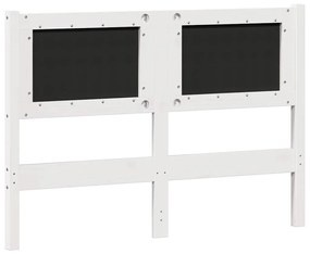 Fejtámla Egyéb Fehér és világosszürke 120 cm Tömör fenyőfa