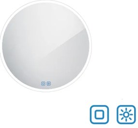 NIMCO ZP 26000RVX - LED Fürdőszobai tükör háttérvilágítással 3000-6500K átm. 60 cm IP44