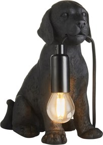 Endon modern asztali lámpa labrador puppy matt fekete end107365
