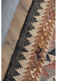 Szürke kézi szövésű juta szőnyeg 80x150 cm Roya Parsa – Elle Decoration