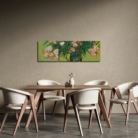 Kép - Vincent van Gogh, Oleanders, reprodukciók (órával) (90x30 cm)