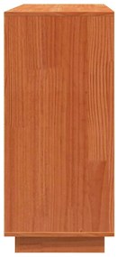 Széf fiókkal Viaszbarna 110 x 34 x 75 cm Tömör fenyőfa