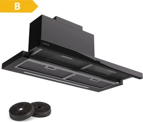 Klarstein Mariana 90 Neo, lapos páraelszívó, 90 cm, 640 m³/h, légelszívás, LED