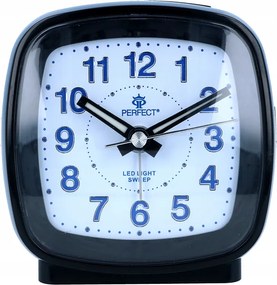 Kis Kvarc Ébresztőóra háttérvilágítással csendes áramló mechanika +4 db elem