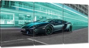 Vászonkép 180x90 Szuper autó Türkiz