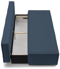 Háromszemélyes kanapé Bale  (tengerészkék + ezüst). 1099362