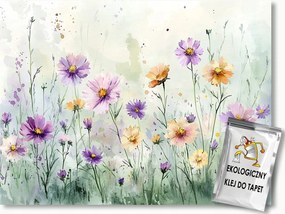 Fotótapéta Flizelina Mezei Virágok Rét Tavasz Vintage 250x175 ragasztó