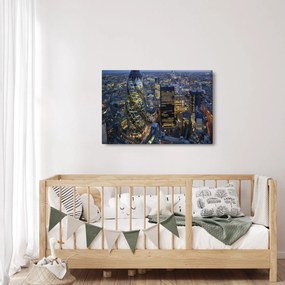 Kép - London esti panorámája (90x60 cm)