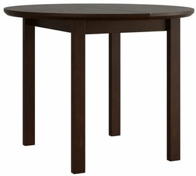 Asztal Victorville 107Dió, 76cm, Hosszabbíthatóság, Természetes fa furnér, Fa, Részben összeszerelt