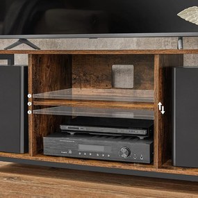 TV-szekrény, TV-állvány 120 x 50 x 40 cm vintage barna