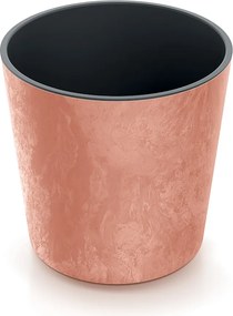 Nurbi virágcserép Lekerekített Beton Hatású téglavörös 30 cm