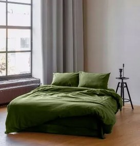 Lenvászon ágyneműhuzat garnitúra 200x220 lepedő!