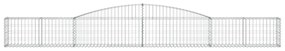 3 db íves horganyzott vas gabion kosár 400x30x40/60 cm