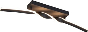 TRIO R65791132 GINKO Modern LED Mennyezeti Lámpa Fekete LED IP20