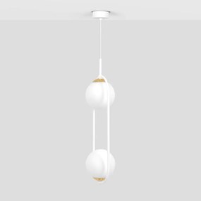 KAJA K-5301 MALTA Glamour Függesztett Lámpa Fehér E14 IP20