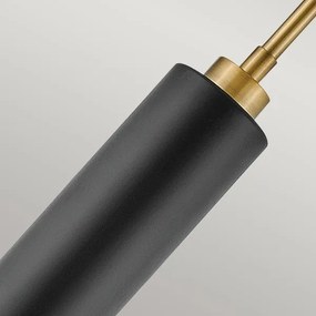 Hinkley HK-CEDRIC-P-M-BK-rúdon szerelt csillár CEDRIC 2xE27/60W/230V átm.33 cm arany/fekete