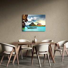 Üveg kép - Phang Nga-öböl (70x50 cm)