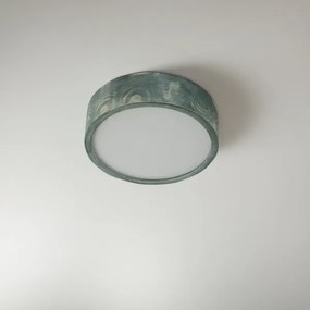 Brilagi - Mennyezeti lámpa PINO 1xE27/15W/230V fenyő/zöld átm. 27,5 cm