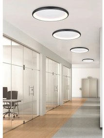 Fekete LED dimmelhető mennyezeti lámpa Cardona – Trio