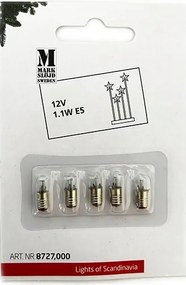 KarĂĄcsonyfa izzĂł 5db 12V 1,1W E5 Markslojd